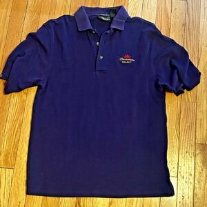 Budweiser Select Purple Polo Golf Shirt‎ Size Medium